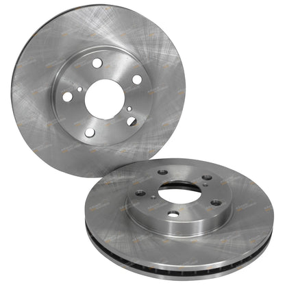 2 Front Disc Brake Rotors for Toyota RAV4 (2000–2005)