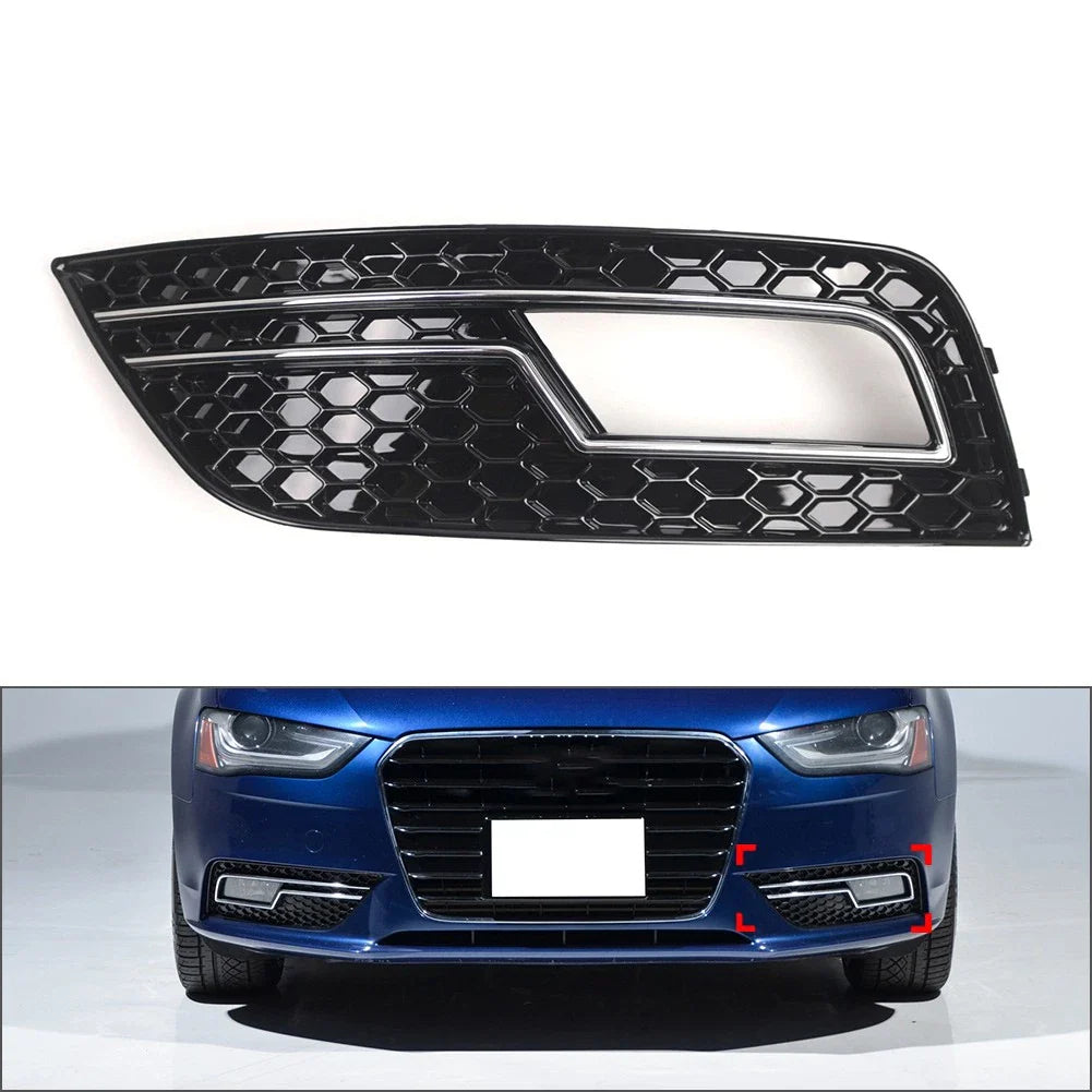 Front Left Bumper Fog Light Cover for Audi A4 (2013-2016)