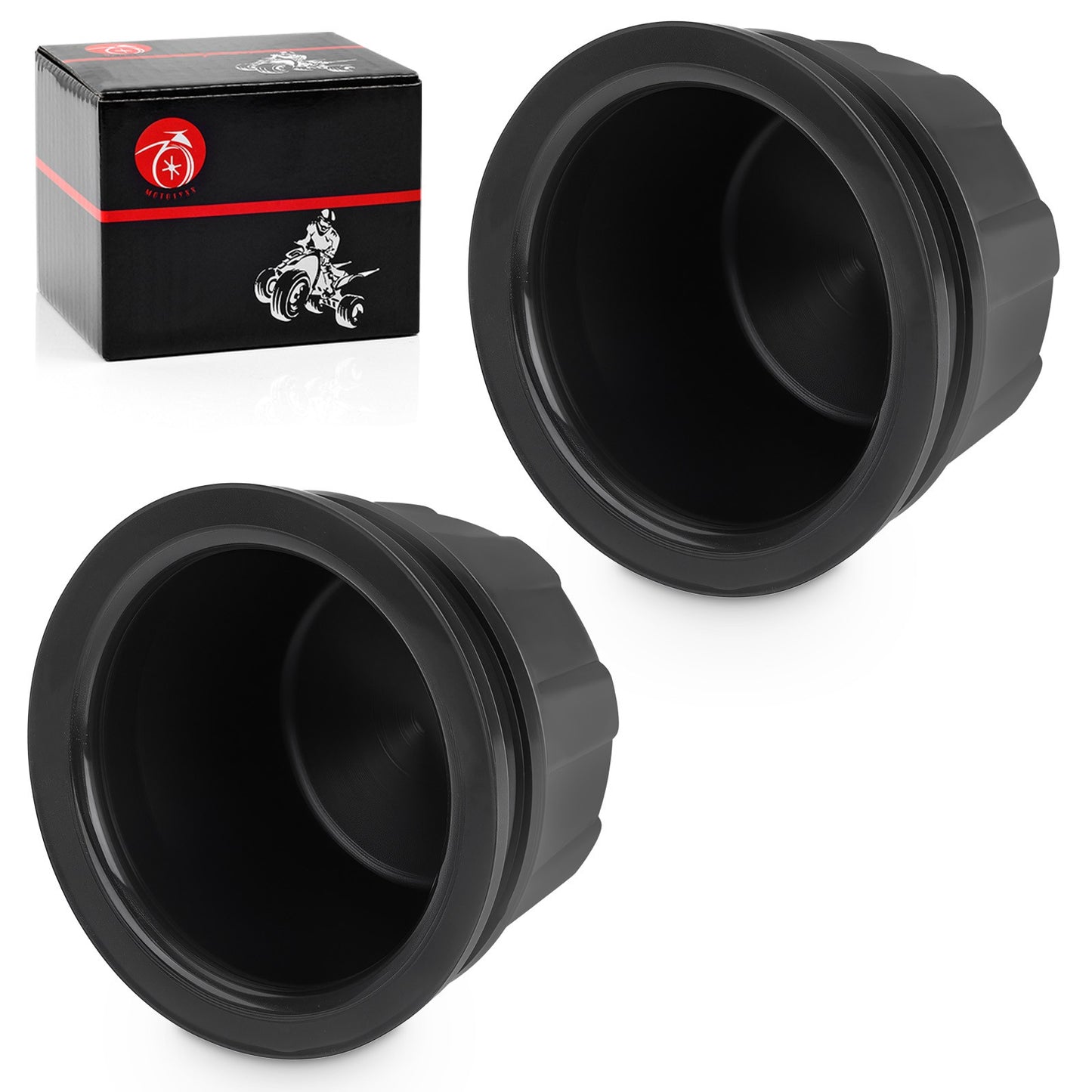 2 Wheel Center Caps for Honda Rincon 650 TRX650FA (2003–2005)