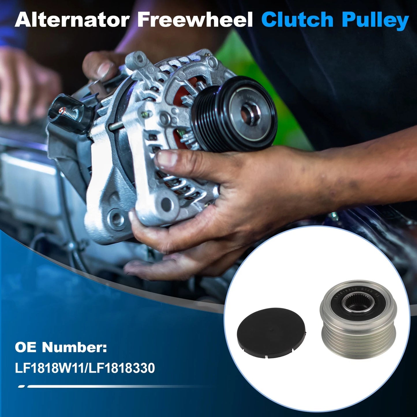 LF1818W11 Alternator Freewheel Clutch Pulley for Mitsubishi Outlander (2003–2013)