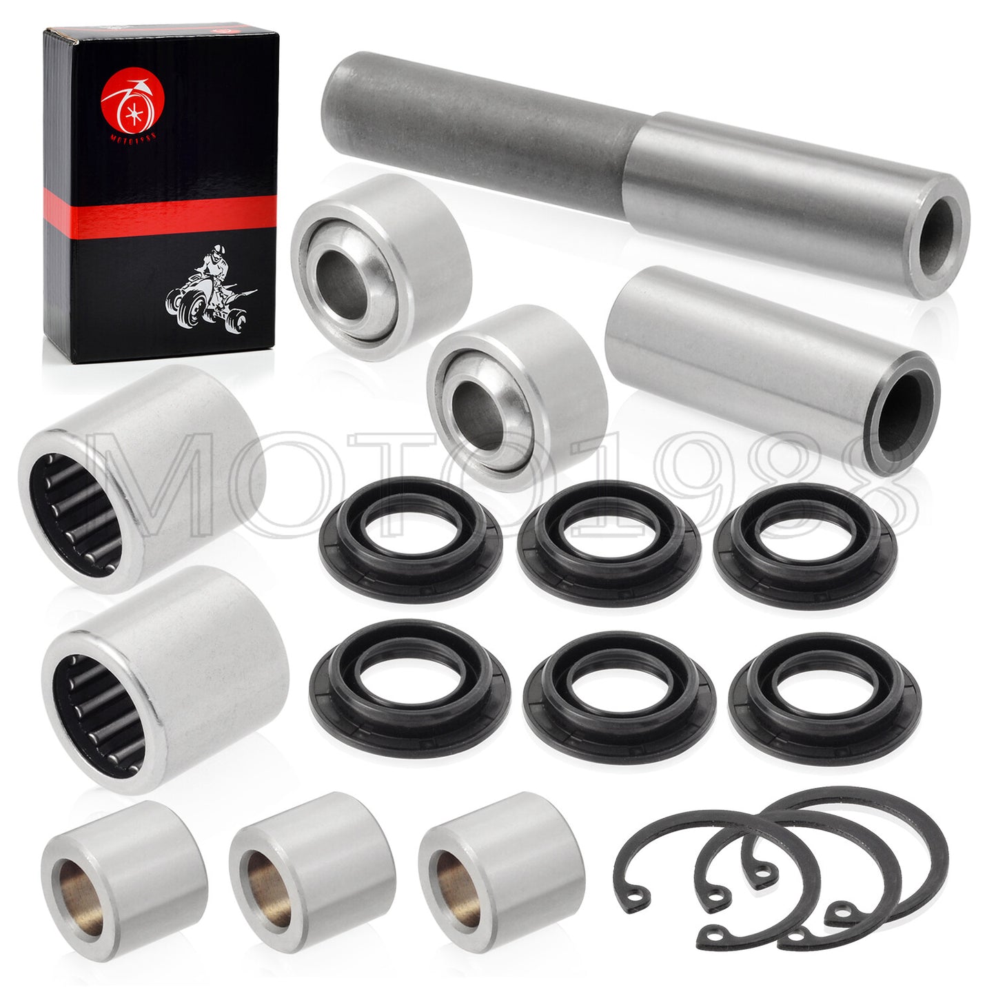 Front Upper Lower Arm Bearing Bushing Seal for Kawasaki Brute Force (2003–2023)