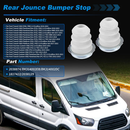 2 Pcs Suspension Bump Stop for Ford Transit V363 (2014–2023)