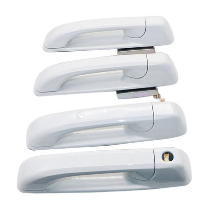 Bright White Door Handles for Dodge Ram 1500 2500 3500  - 4x