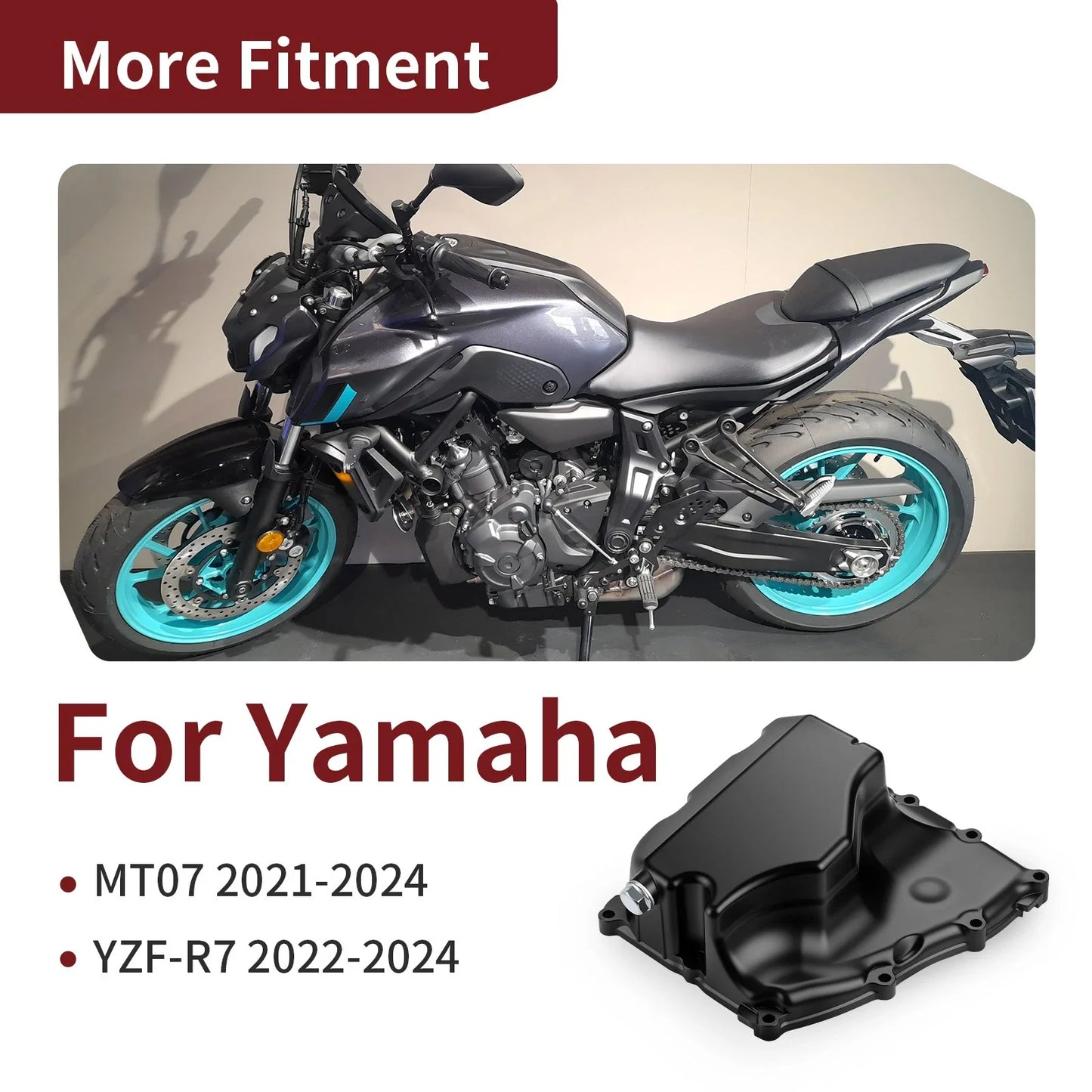 OIL PAN STRAINER COVER for YAMAHA MT07 (2021–2024)