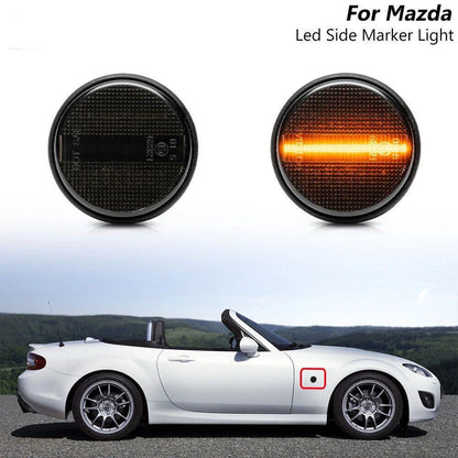 Front Side Marker Light LED Turn Signal for Mazda MX-5 Mk1 Mk2 Mk3 (1989–2015)
