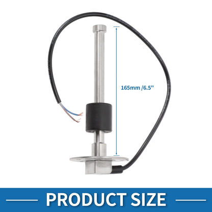 Fuel Sending Unit and Gauge Kit 240-33 Ohm 165mm for Boat Car