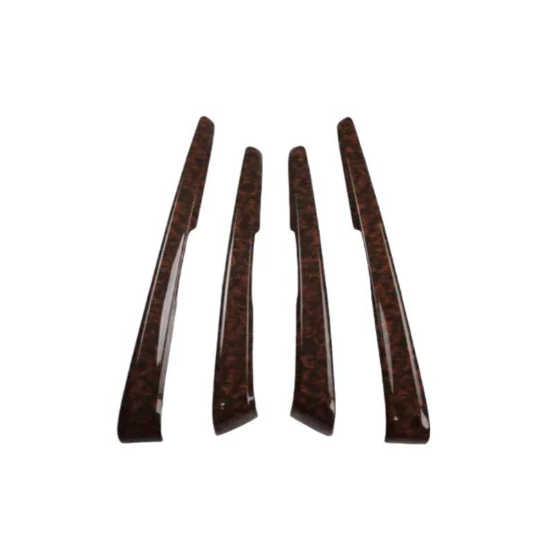 4x Inner Door Panel Strip Wood Grain Trim for Honda Accord Crosstour (2008–2013)