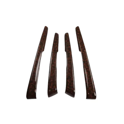 4x Inner Door Panel Strip Wood Grain Trim for Honda Accord Crosstour (2008–2013)