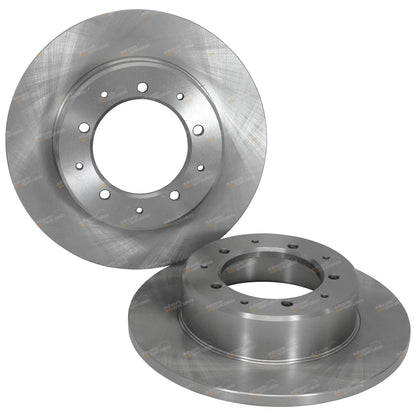 2 Rear Disc Brake Rotors for Land Rover Defender (1994–1998)