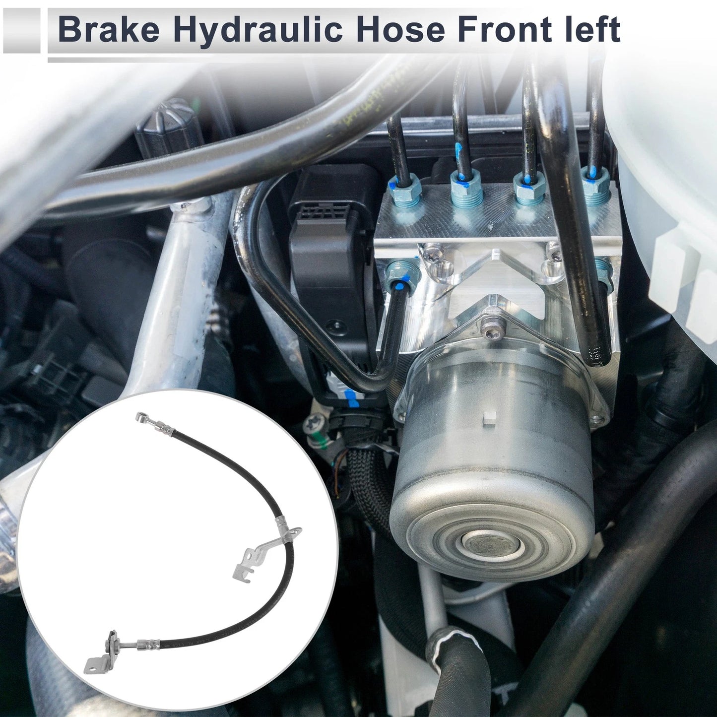 Brake Hydraulic Hose for Hyundai Santa Fe (2013–2019) No. 587312W000
