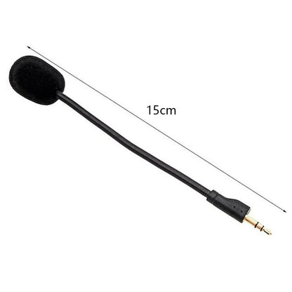 Boom Microphone for Logitech GPRO & G PRO X, 3.5mm Replacement Black