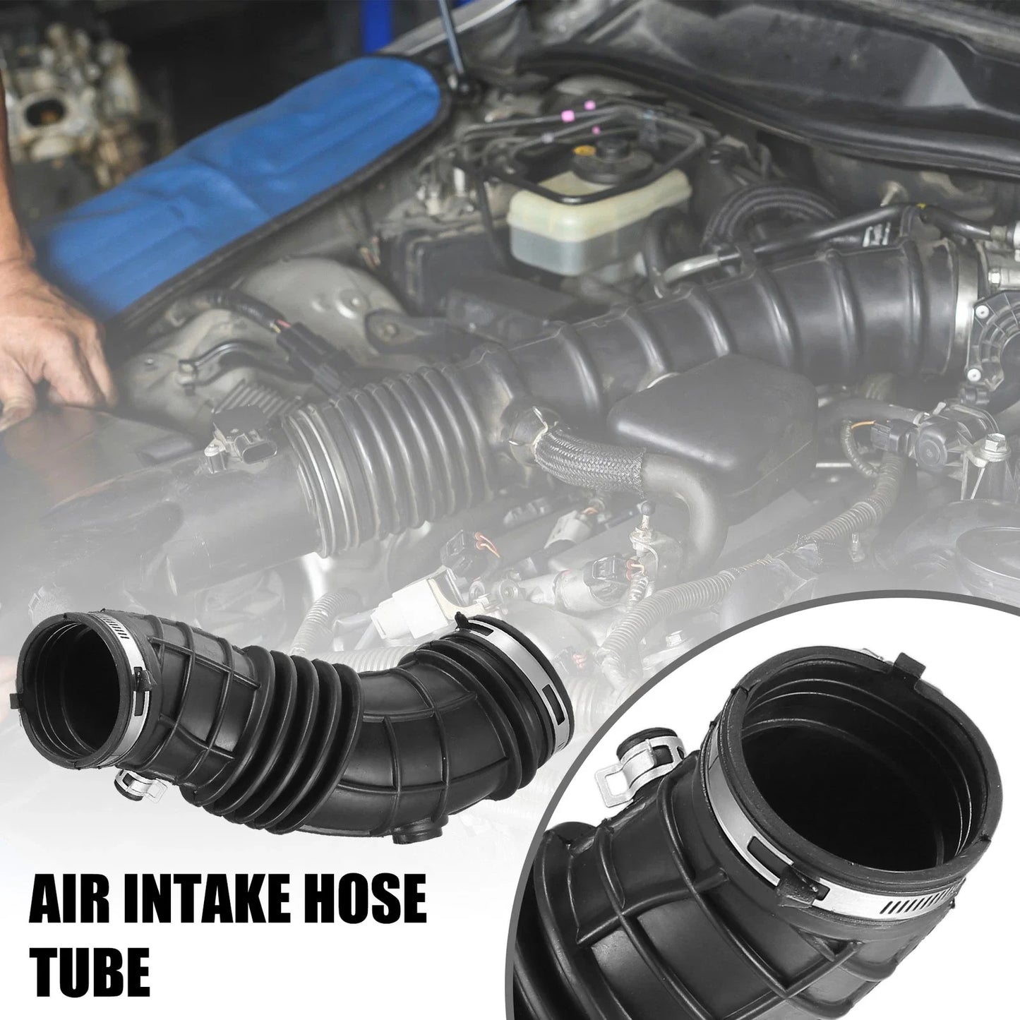 Air Cleaner Intake Hose Tube with Clamps for Honda Crosstour (2008-2012)