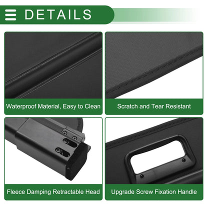 Retractable Cargo Cover for Lexus NX200t (2015-2017) Gloss Black