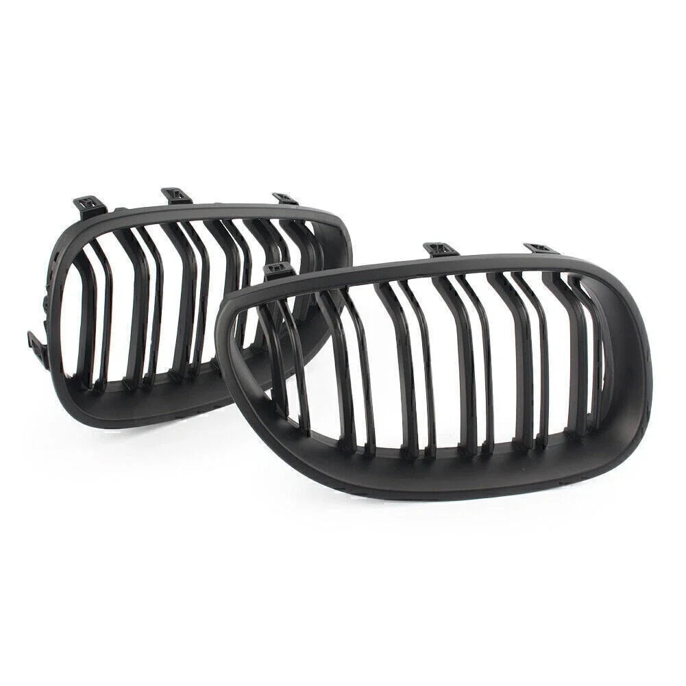 Matte Black Upper Bumper Grill Mesh Grille for BMW E60 E61 M5 2004-2009