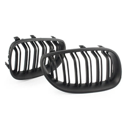 Matte Black Upper Bumper Grill Mesh Grille for BMW E60 E61 M5 2004-2009