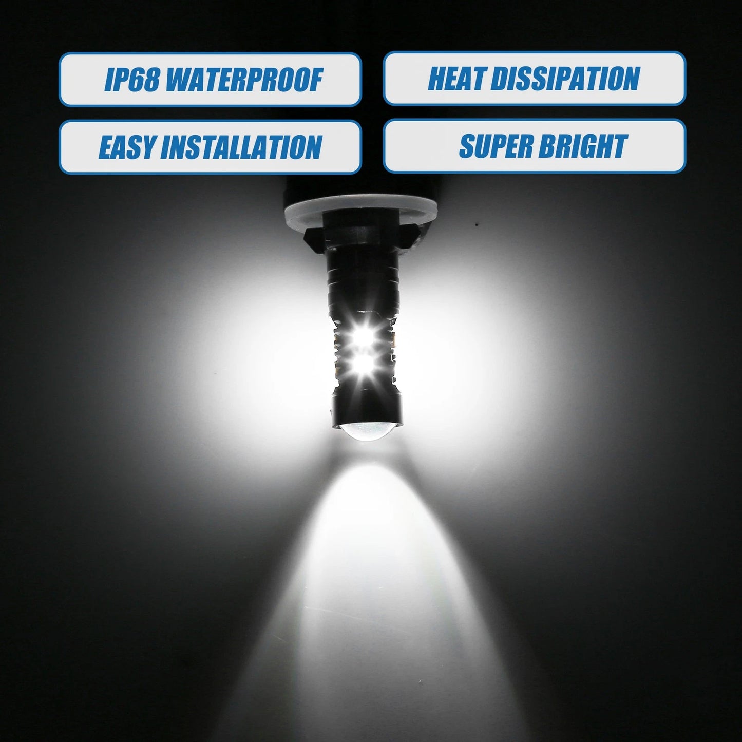 Set of 2 LED Fog Light Bulbs for Auto (880)