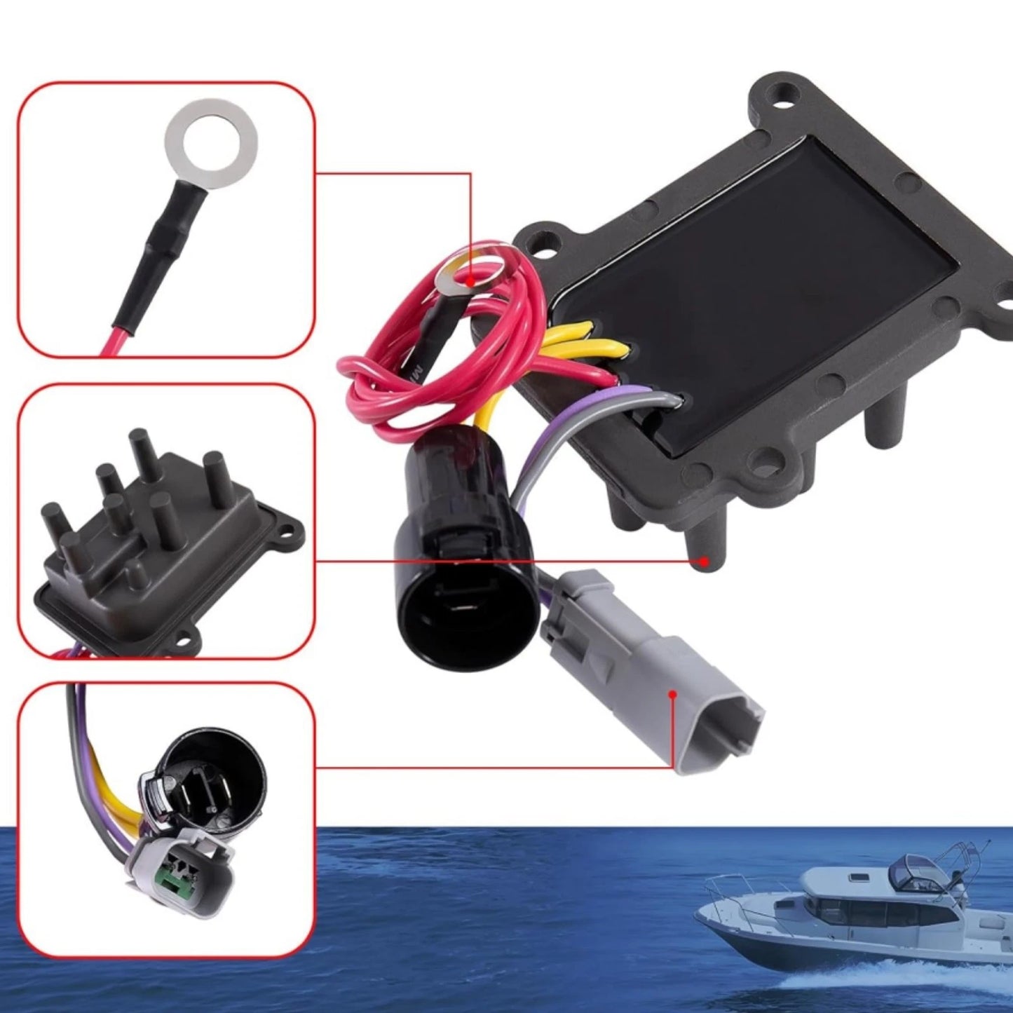 Rectifier/Regulator for Johnson Evinrude OMC BRP (35A)