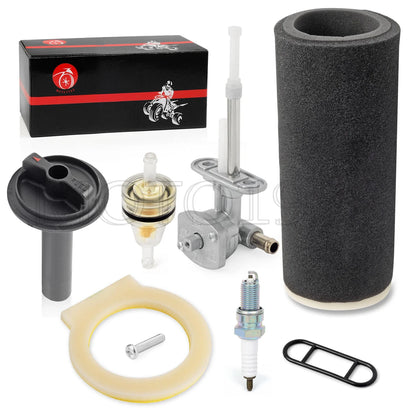Air Filter Foam & Fuel Valve Petcock for Yamaha Grizzly YFM660F (2002–2008)
