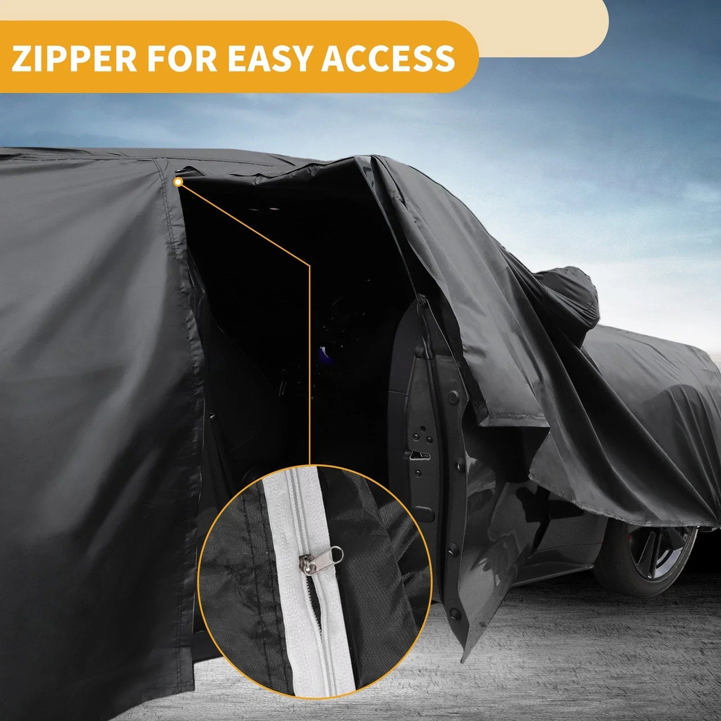 Car Cover Waterproof All Weather for BMW 2 Series Sedan Black Aluminum Film