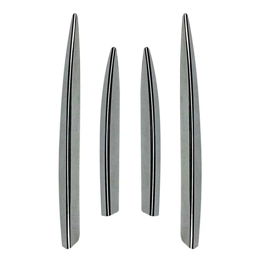 Fog Light Strips Grille Cover Trim Chrome for Mercedes Benz A Class (2023)