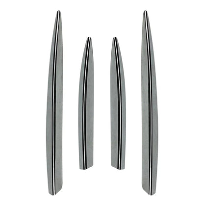 Fog Light Strips Grille Cover Trim Chrome for Mercedes Benz A Class (2023)