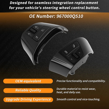 Steering Wheel Button Set for Hyundai Elantra (2008–2016) 967000Q510