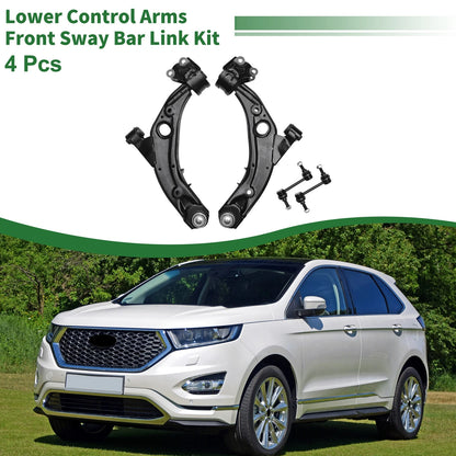 Set of 4 Front Stabilizer Bar Links for Ford Edge (2007–2014)