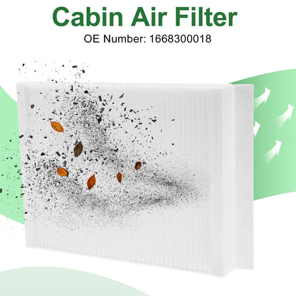Cabin Air Filter No.1668300018 for Mercedes-Benz C-Class (W205) (2016–2018)