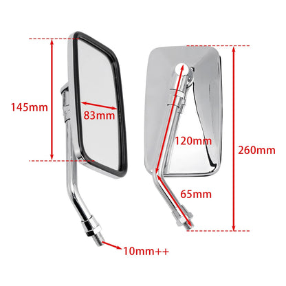 Set of 2 Mirrors for Daelim VL 125 Daystar Classic VL125Fi (2000–2020)