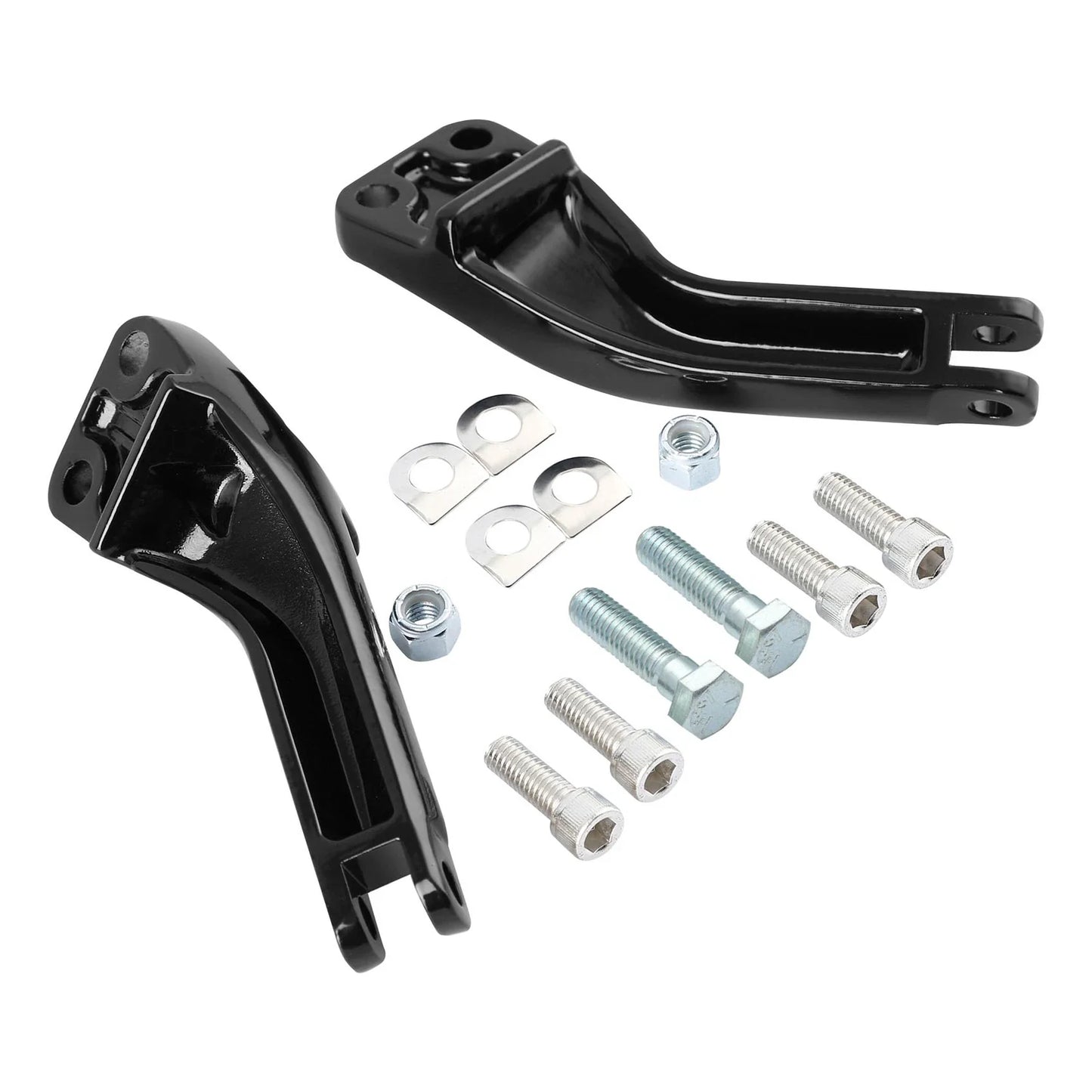 Passenger Foot Peg Mount Brackets for Harley Dyna FXDF FXDL FXDC FXDWG (2006-2017)