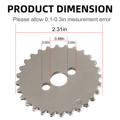 Camshaft Sprocket & Timing Chain for Honda XR80 XR80R XL80S (1979–1999)