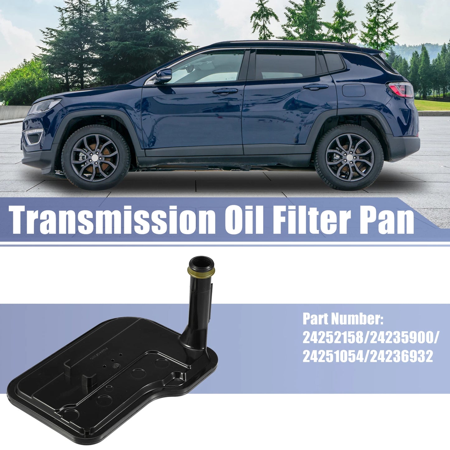 Transmission Oil Fluid Filter Pan for Cadillac CTS (2014–2016) No.24252158