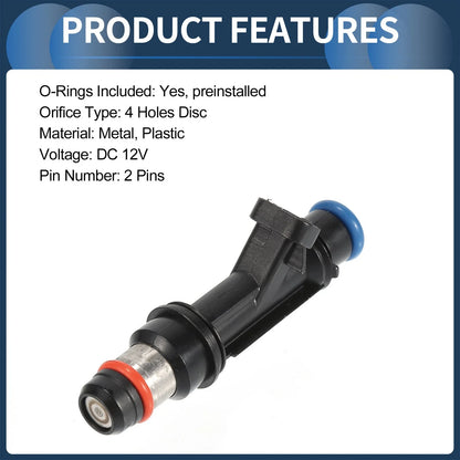 Fuel Injector 3.2L for Honda Passport (1998-2002) - 6 x Black Injectors