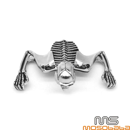 7" Headlight Visor Skull Ornament Trim for Harley Motorcycle