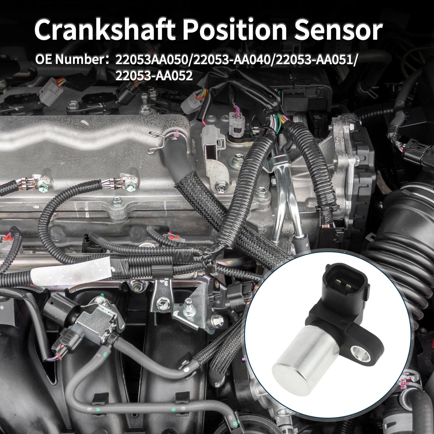 Crankshaft Position Sensor for Subaru Legacy 2.5 (1996–2014) No. 22053AA050