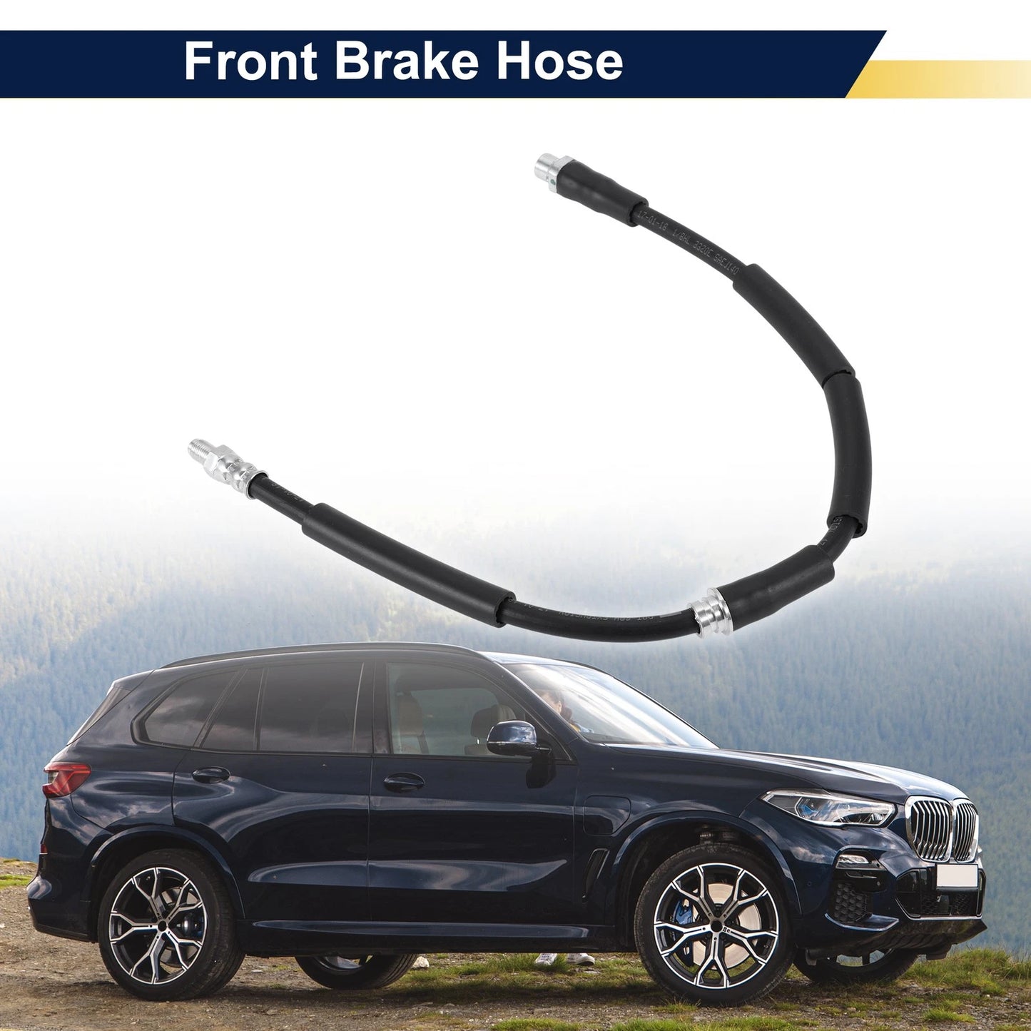 Front Brake Hose for BMW X5 (2007–2019) No. 34306853743