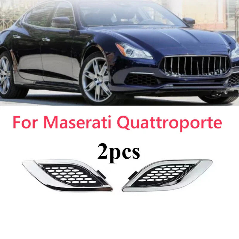 Chrome Fender Air Grille Trim Molding for Maserati Quattroporte (2013–2023)