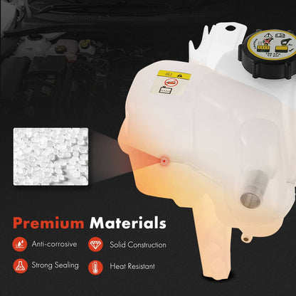 Coolant Reservoir Overflow Tank with Cap for Ford Escape Mercury Mariner (2001–2012)