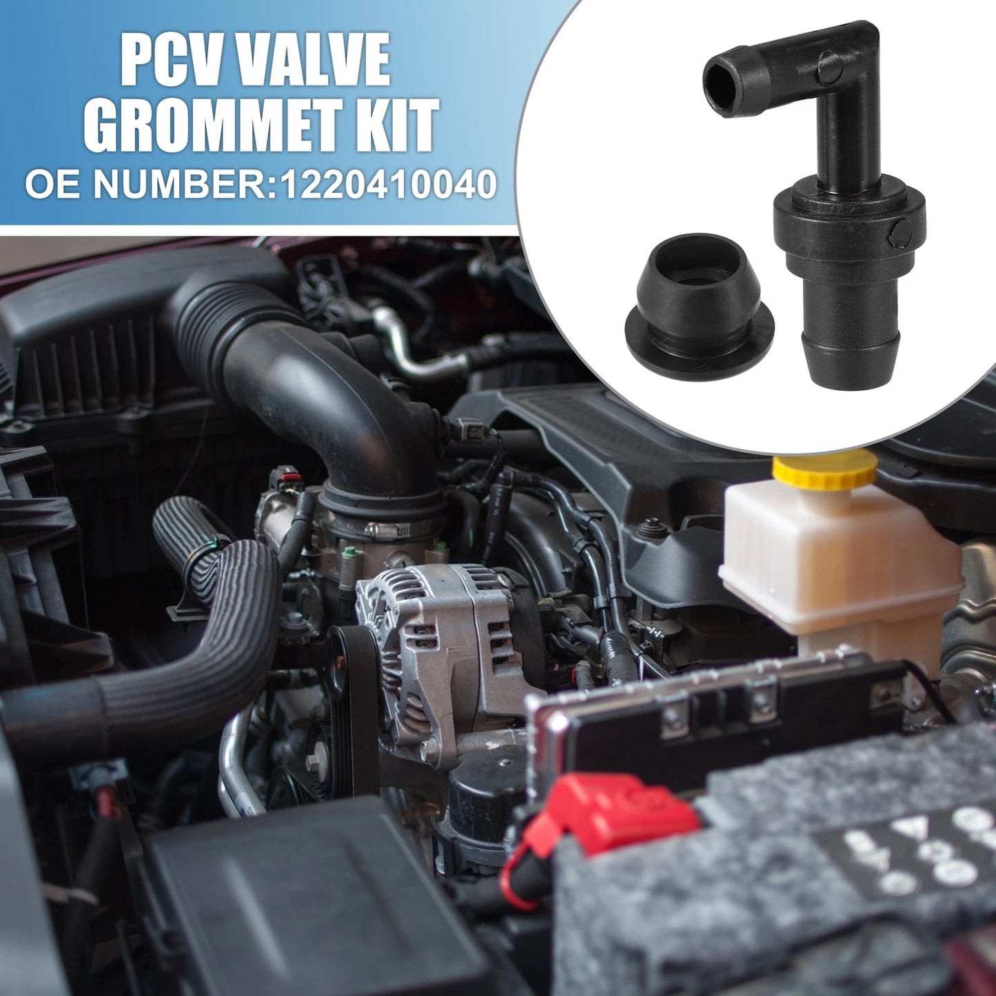 PCV Valve Grommet Kit No. 1220410040 for Toyota Camry Sienna (1988–2002)