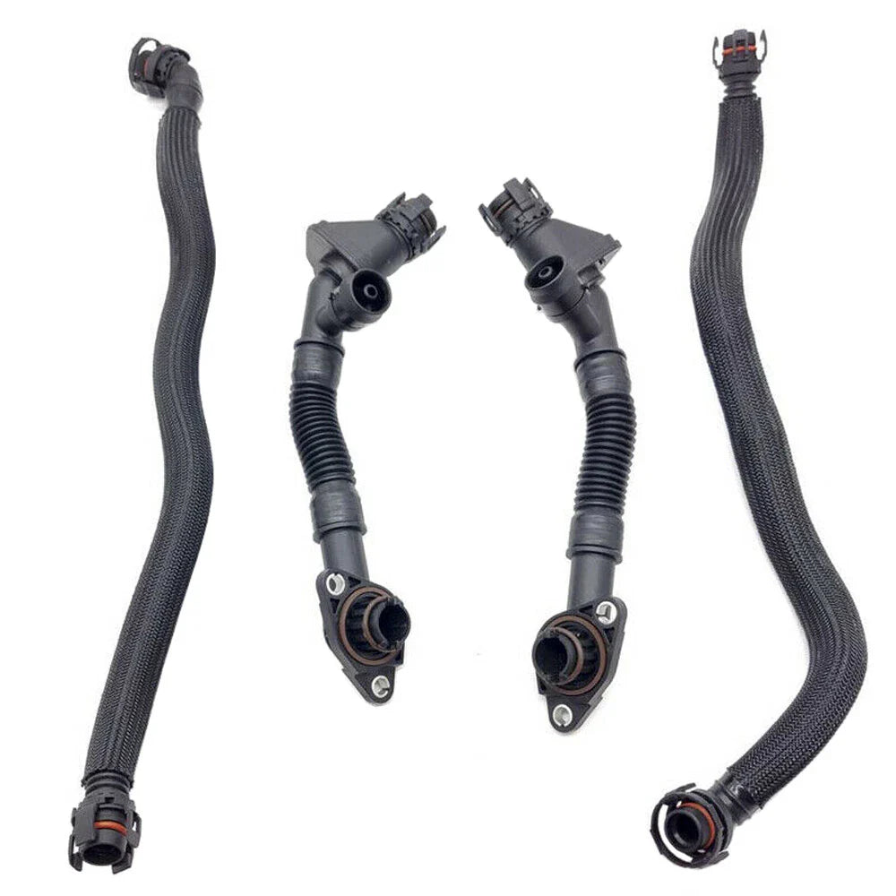Breather Hoses 4Pcs for BMW 550i 650i 750Li X5/6 B7 (2004–2015)