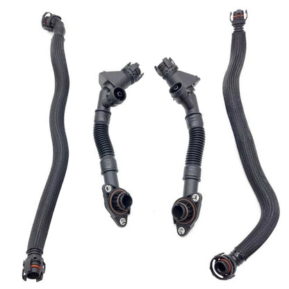 Breather Hoses 4Pcs for BMW 550i 650i 750Li X5/6 B7 (2004–2015)