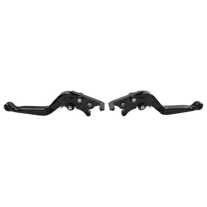 Black Extendable Brake Clutch Levers for Kawasaki Ninja 650R ER6F ER6N (2006-2018)