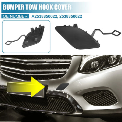 Tow Hook Cover Cap A2538850022 for Mercedes-Benz GLC Class (2016–2023) Black