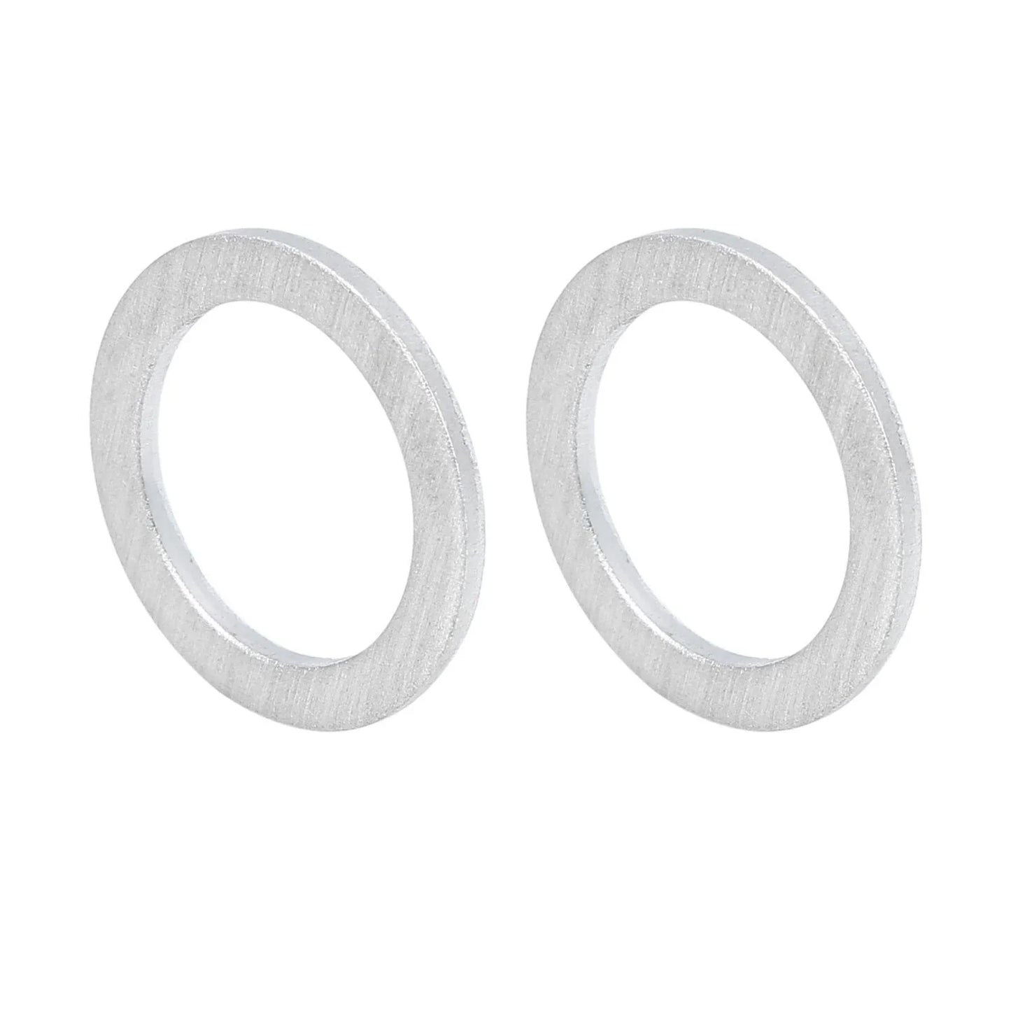 12 x M20 Silver Tone Oil Drain Plug Gaskets for Honda (94109-20000)