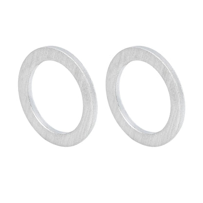 12 x M20 Silver Tone Oil Drain Plug Gaskets for Honda (94109-20000)