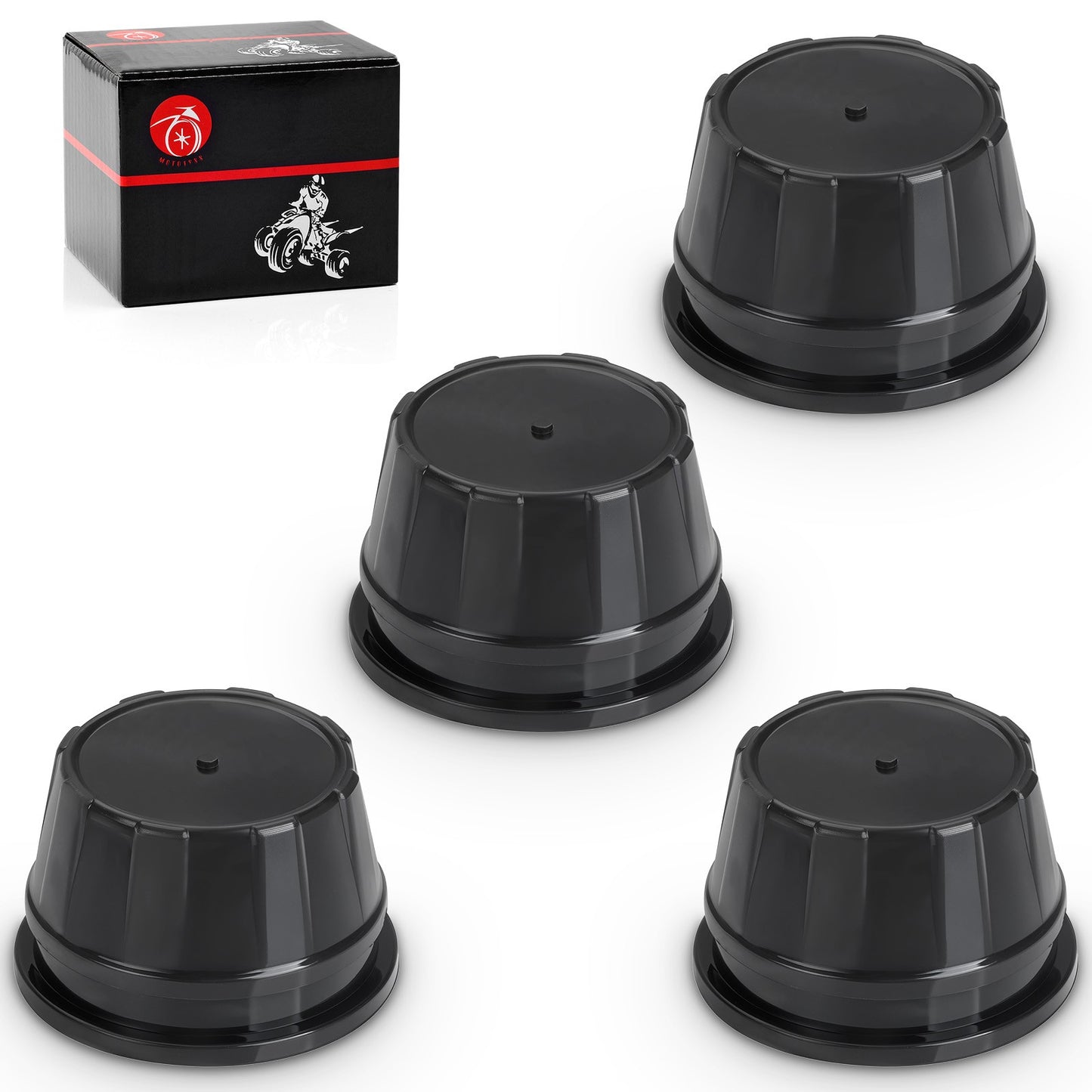 Set of 4 Wheel Dust Caps for Honda Rincon 650 TRX650FA (2003–2005)