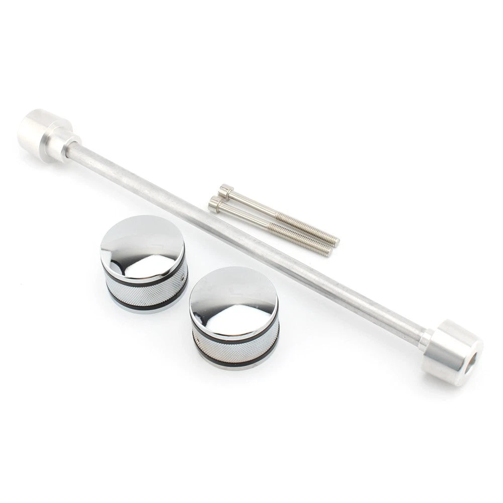 Front Axle Nut Cover Cap Installation Kit for Harley Davidson (Fit)