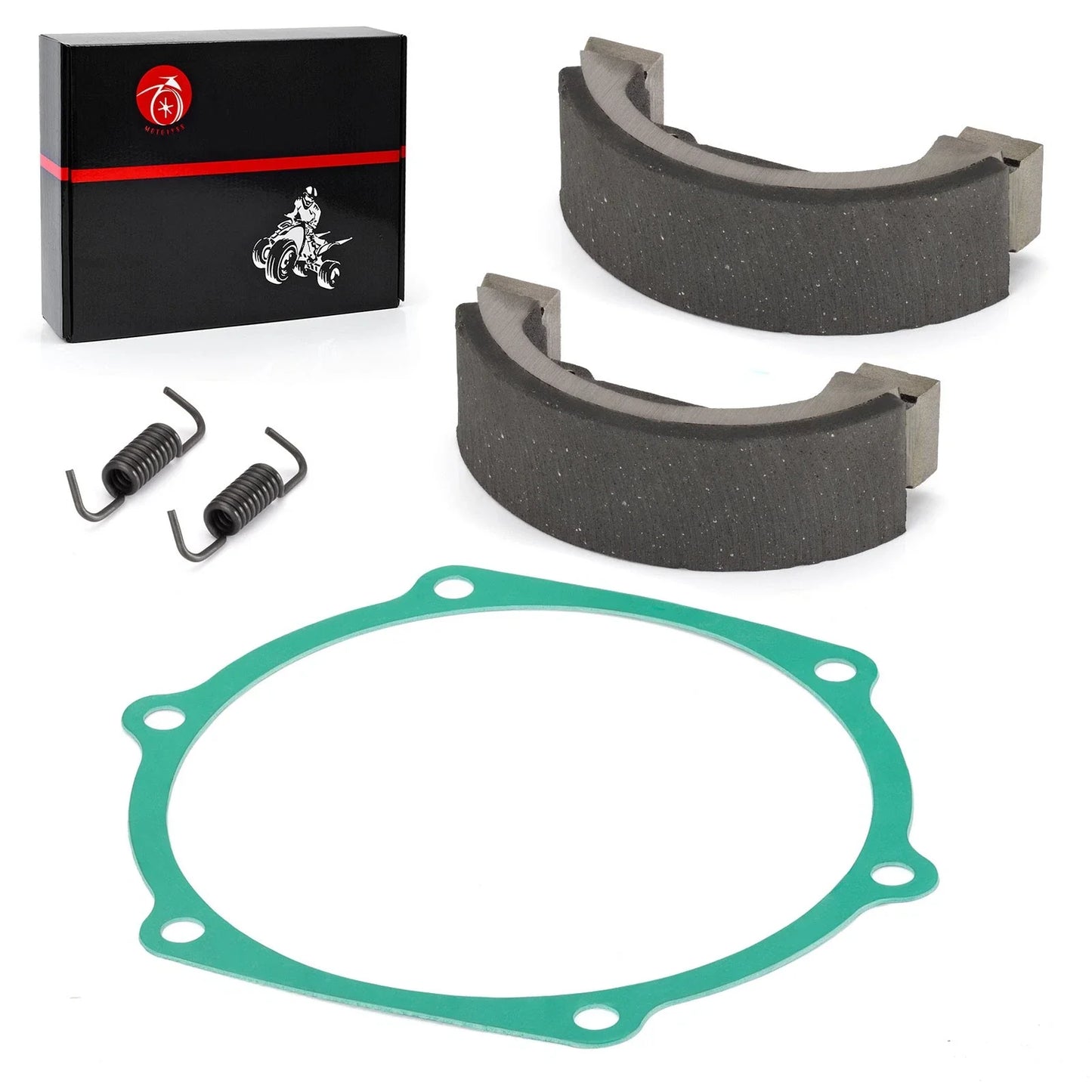 2 x Brake Shoes, Gasket & Springs For John Deere 750-770-790-3005 Tractor (1982–1990)