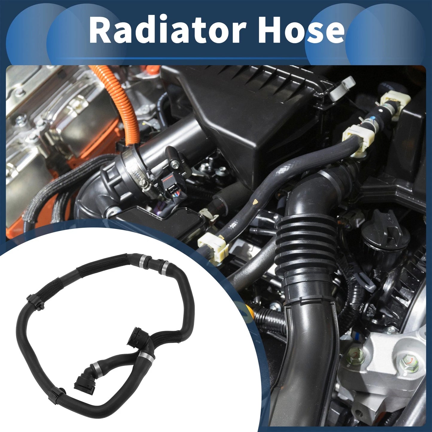 Radiator Hose for BMW X3 X4 (2018–2019) No. 17127535542 Rubber