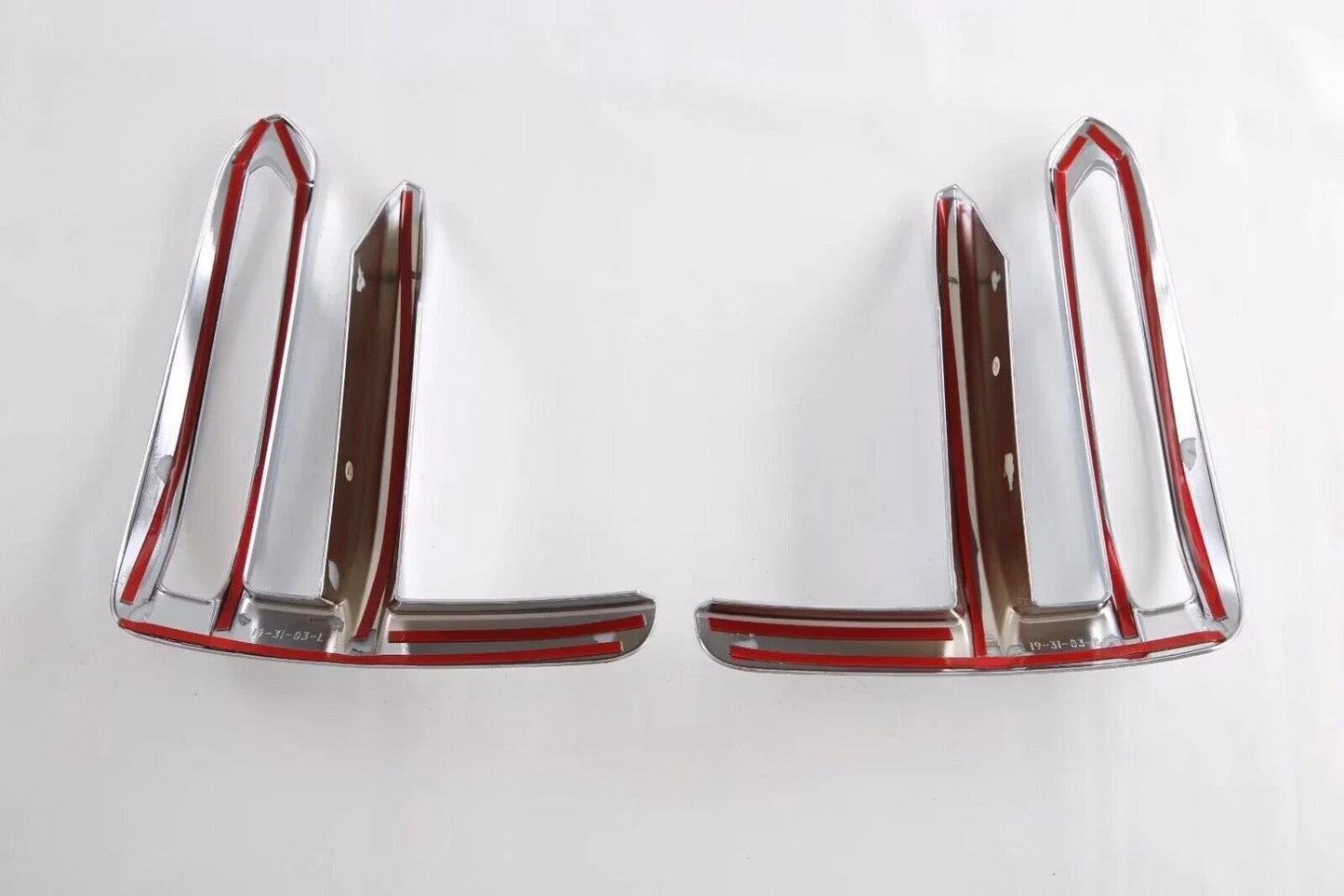 ABS Chrome Front Fog Light Lamp Frame Cover Trim / 2pcs for Kia Forte (2019–2021)